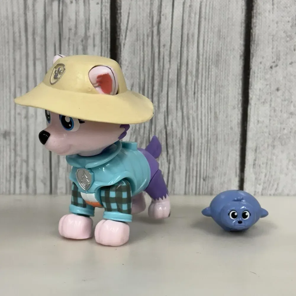 Paw Patrol Skye's Camping Figure Everest Toy And Baby Seal
